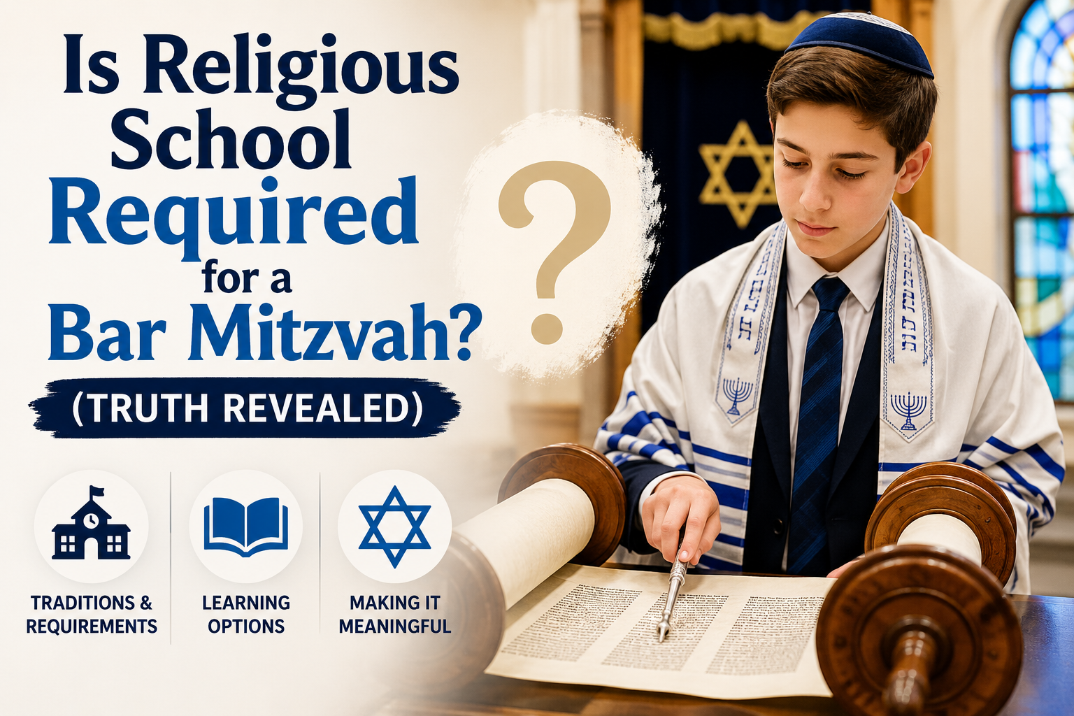 Is Religious School Required for a Bar Mitzvah? (Truth Revealed)