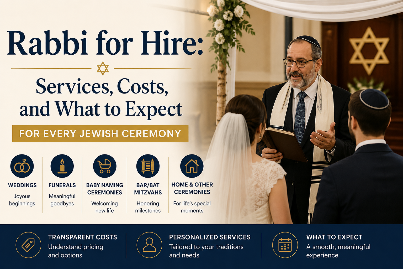 Rabbi for Hire: Services, Costs, and What to Expect for Every Jewish Ceremony